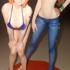 Nami pre and post timeskip cumtribute