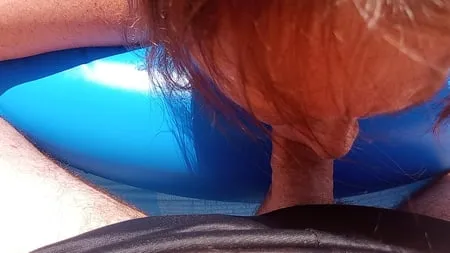 sucking dick by the pool         