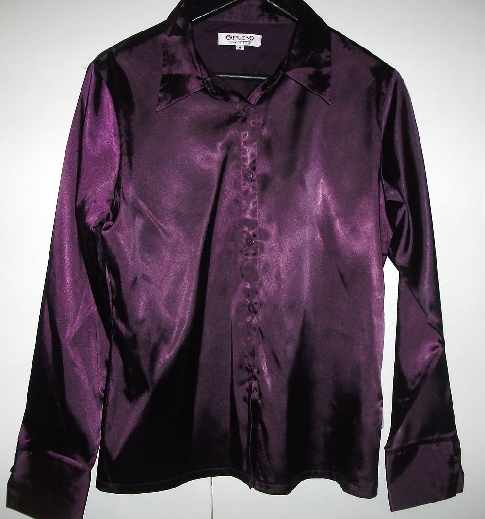 Silk and satin blouses #18