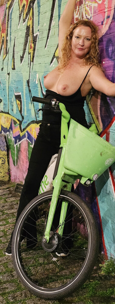 Posing On A Lime Bike #6