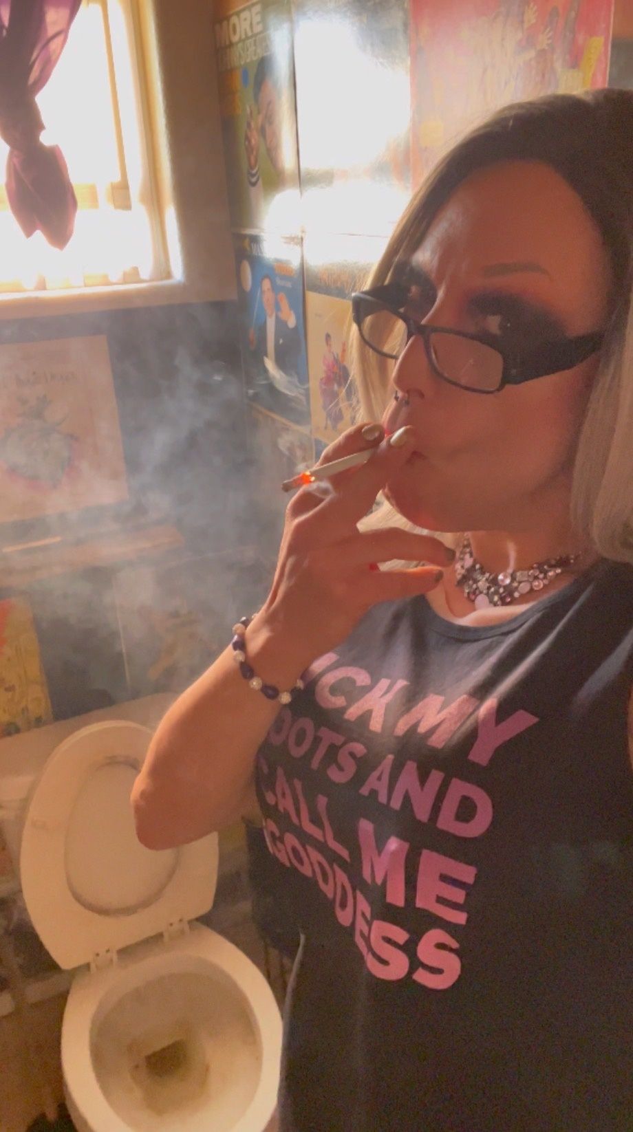 Trans Goddess Smoking Fetish #34