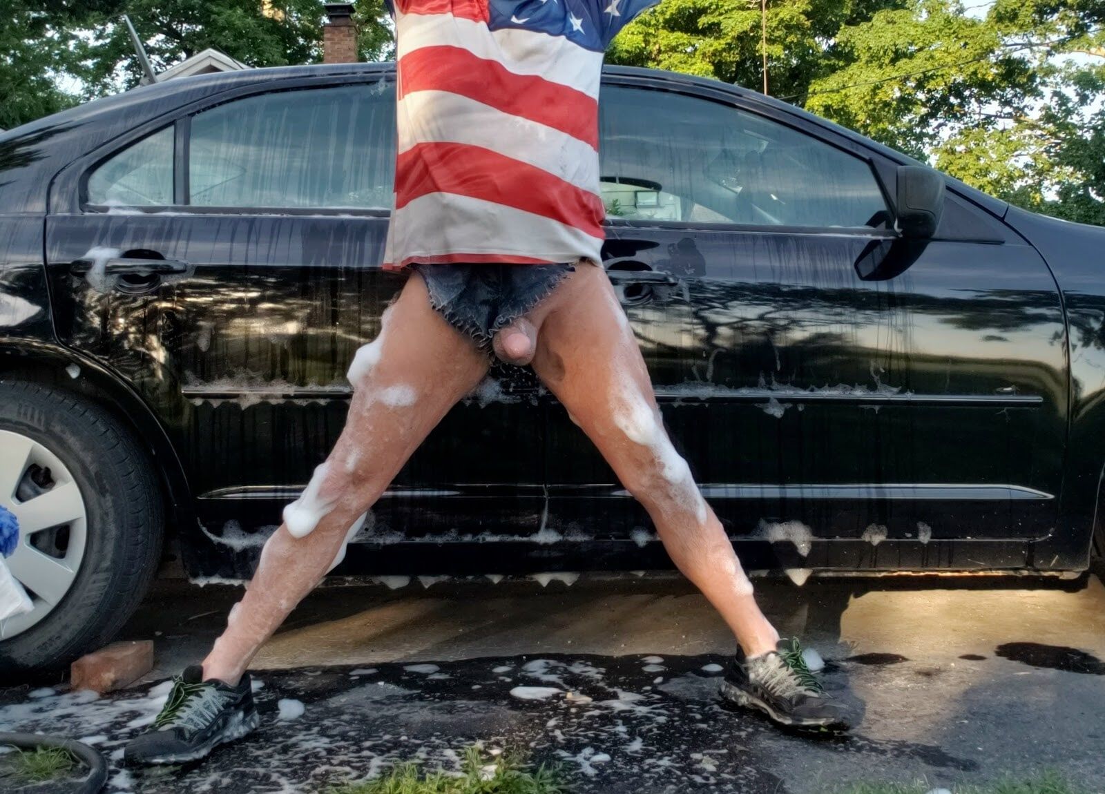 Daisy Duke Shorts Car Wash #9