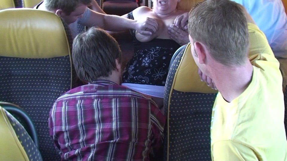 Gangbang in the bus ... #53