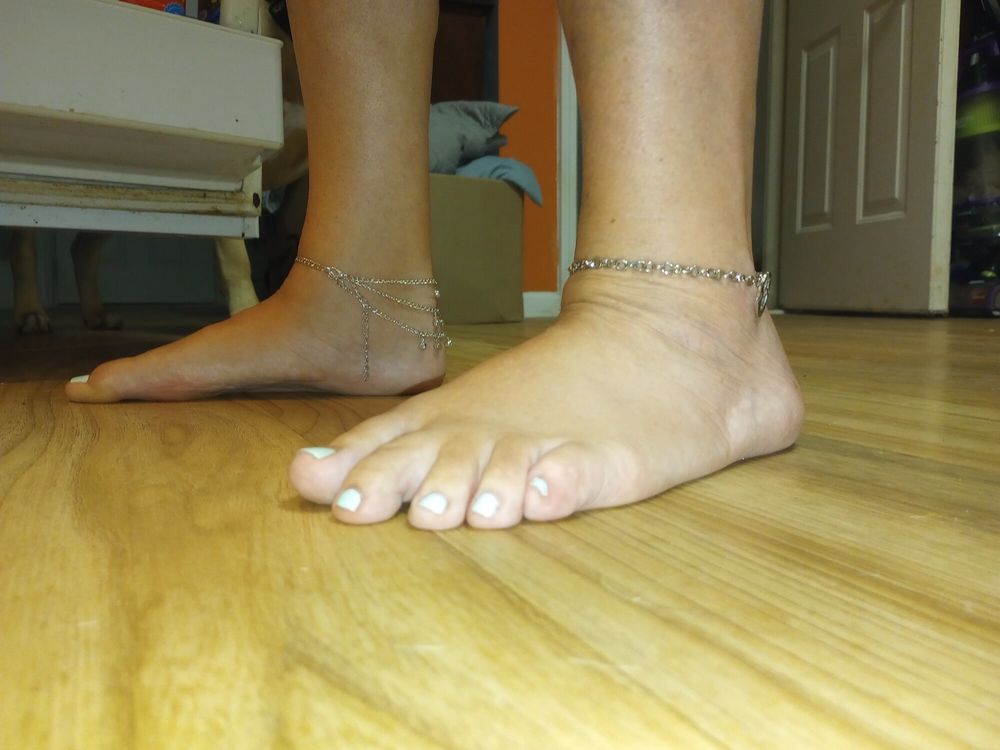 My girls feet in the kitchen #2