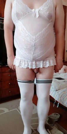 white sex nightwear p          