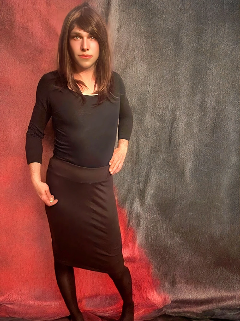 Femine illsions:A Crossdressers Closet #4