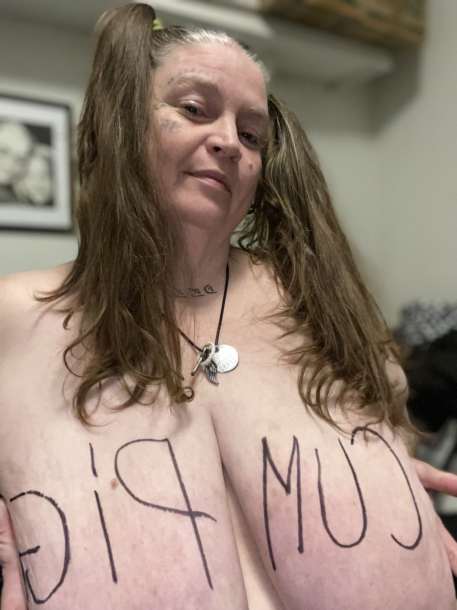 Big tittied slut lives to suck cock 