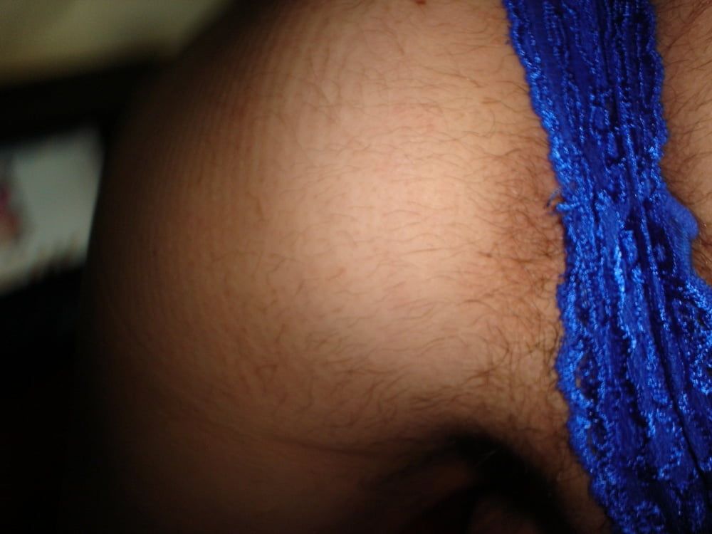 Leatransteen in cum Blue Satin Bra #22