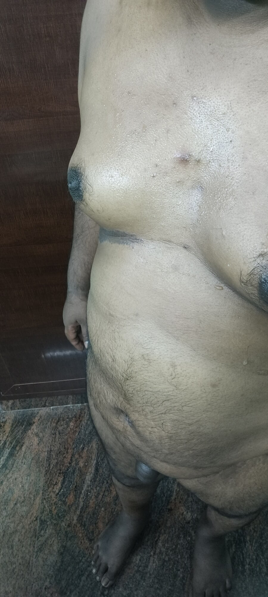 My oil massage sexiest boobs  #11