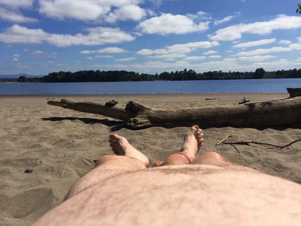 Chubby Guy at the Nude Beach #3