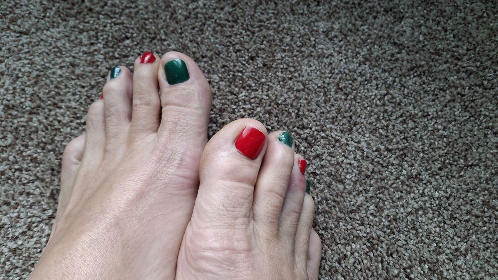 My Christmas toes #15