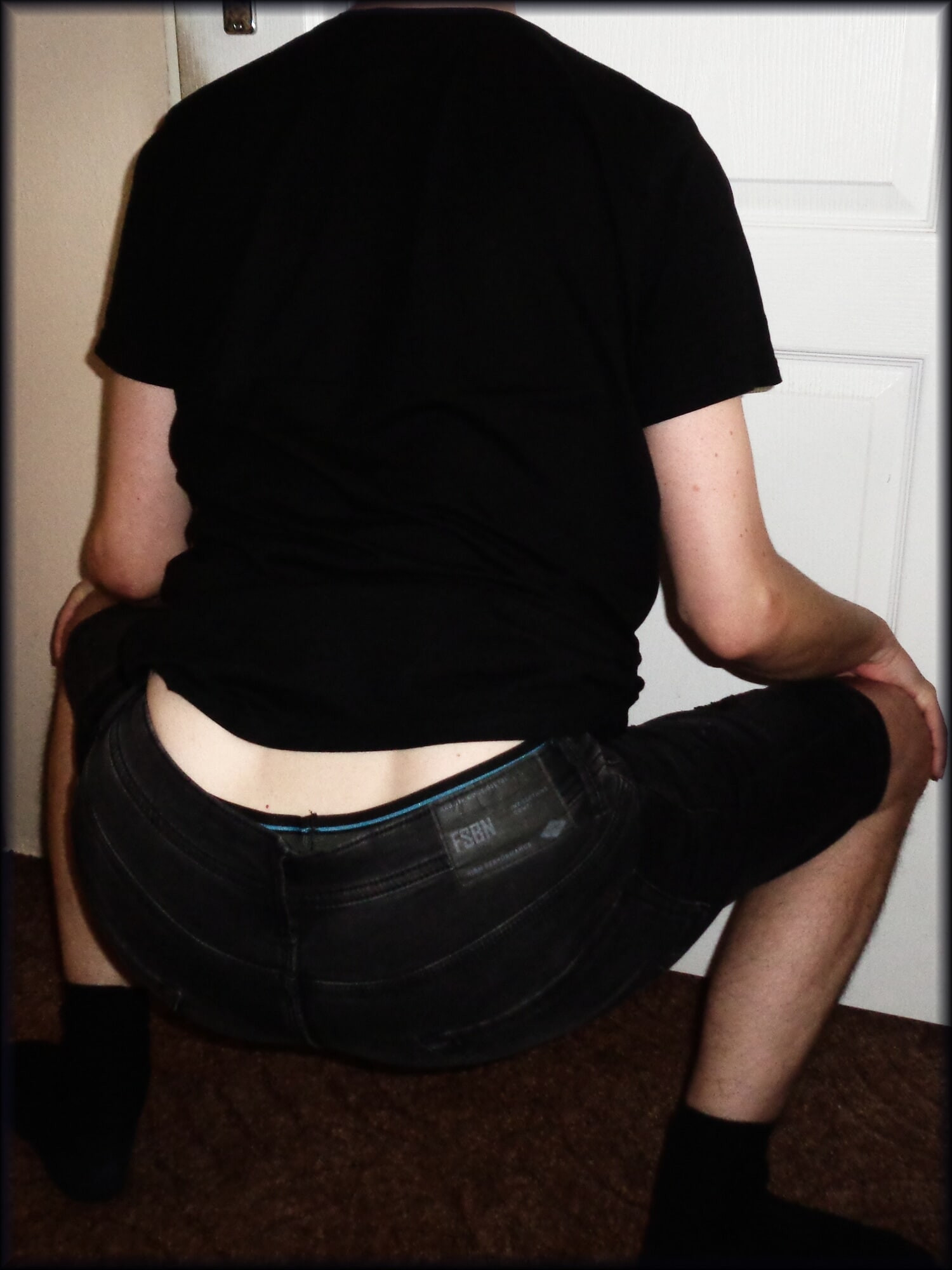  My ass in black