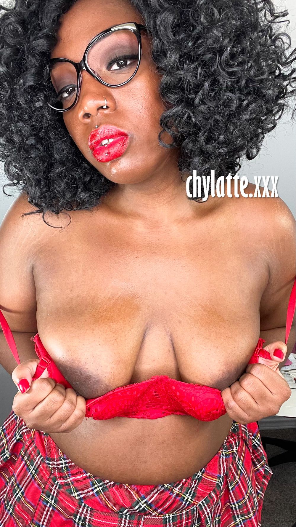 SEXY BBW EBONY CHY LATTE STUDENT BIG BUTT COSTUME ROLE PLAY #6