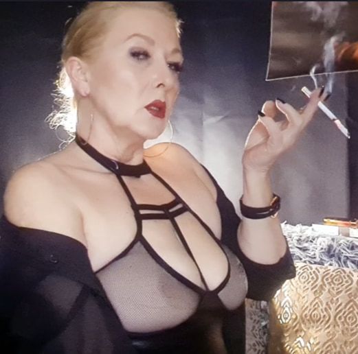 SmokerQueenJoan's hot sexy dark Smoker Moments #4