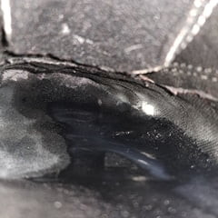 My girlfriends sweaty shoes covered with semen