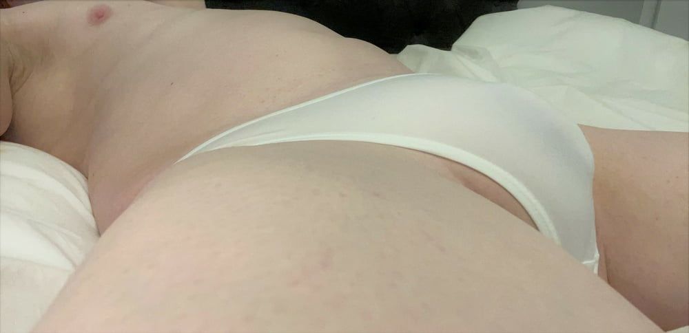 Butt plug and white panties #6