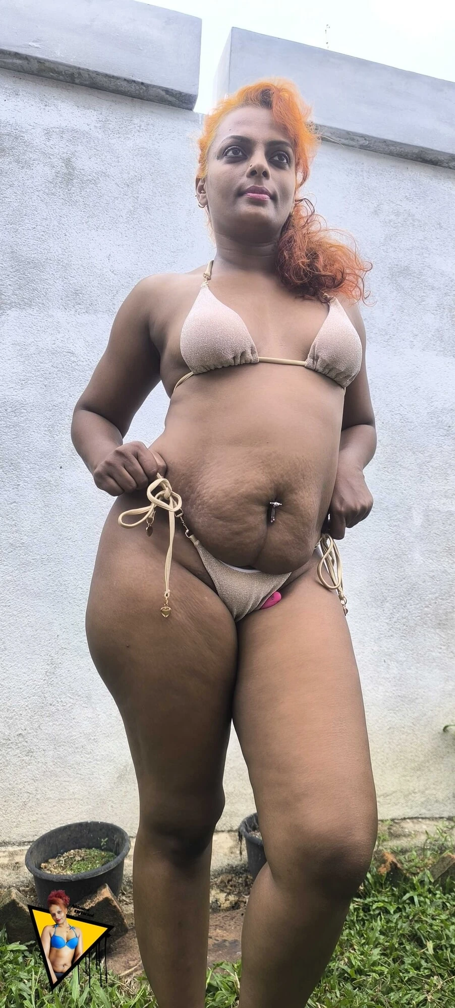 gold bikini  #3