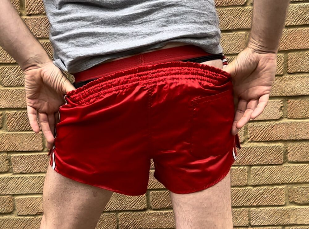 Using my Vintage adidas nylon shorts for the last time #4