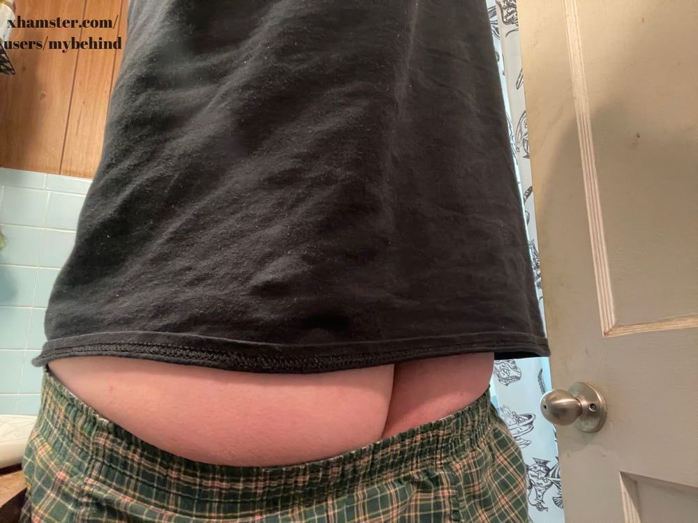 Hot half naked ass #3