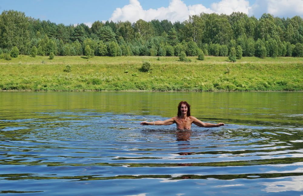 Nude Playing in Volga-river #22