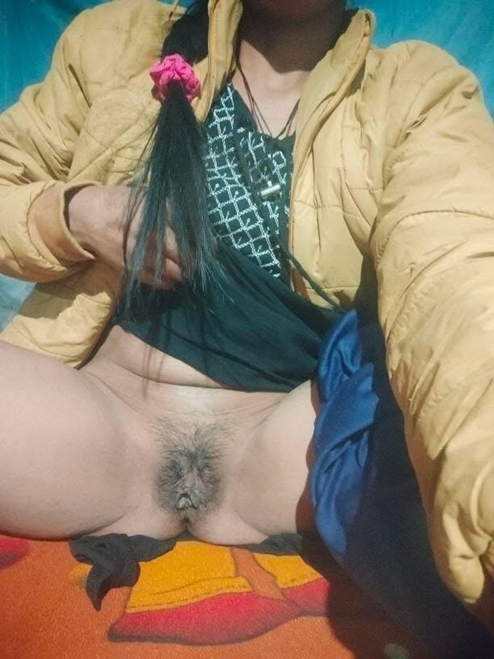 Indian aunty caught doing masturbating #2