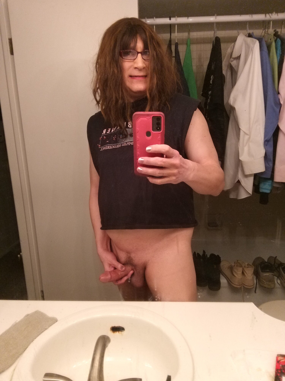 GIANT BALLS real FUTANARI TRANSWOMAN! #19