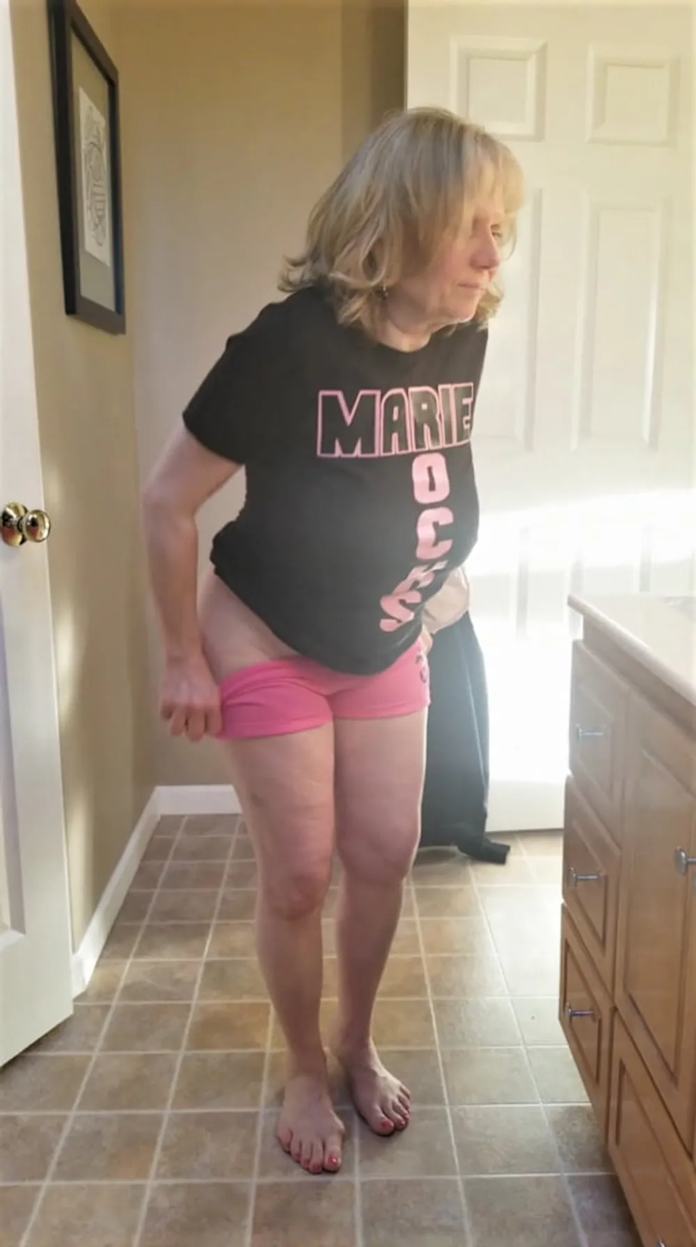 Hot granny MarieRocks changes in and out of clothes #26