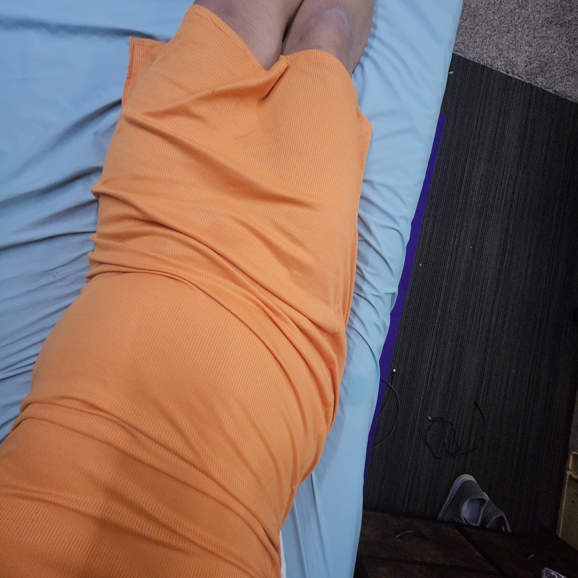 Orange dress and panties #2