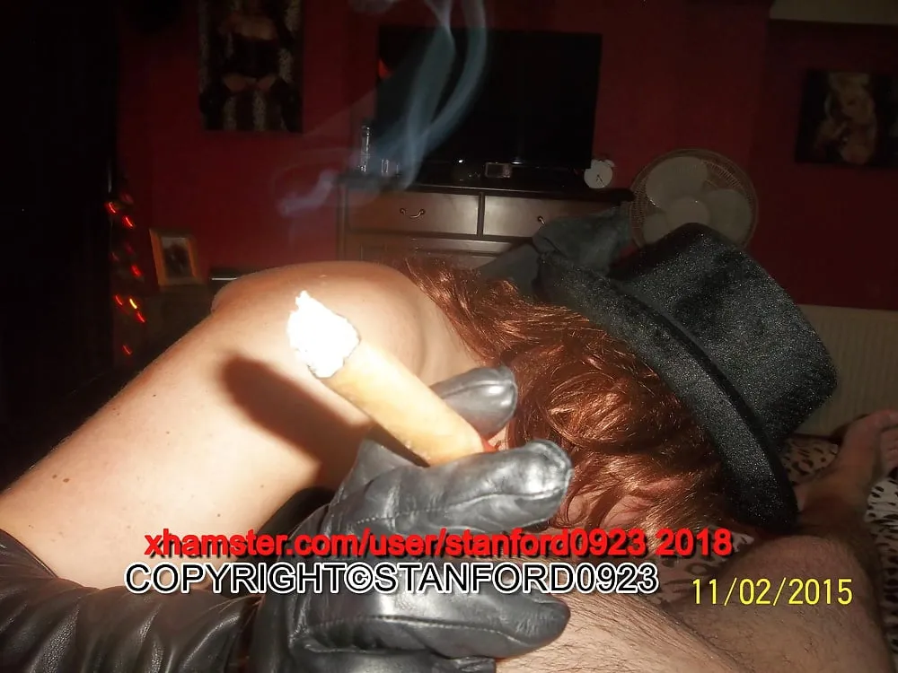 SLUT SMOKING CIGARS 2 #12