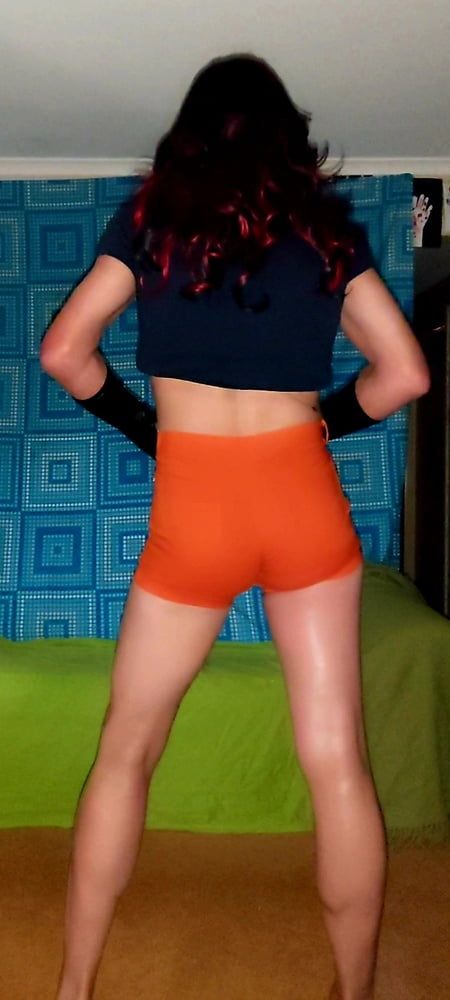 Orange shorts 