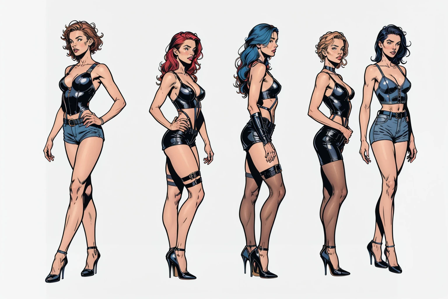 Line of woman #22