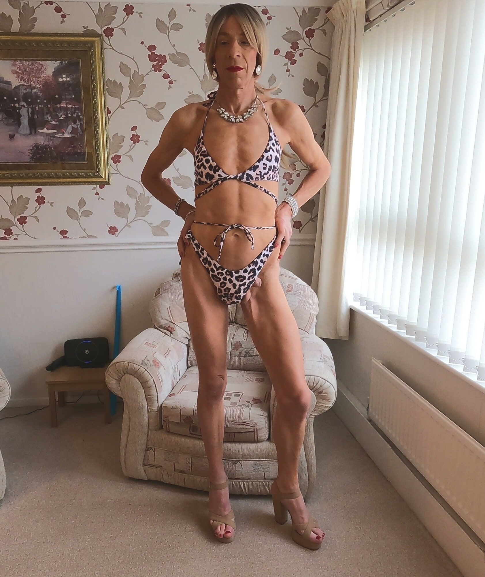 131 Alessia Travestita - Leopard Print Bikini #15