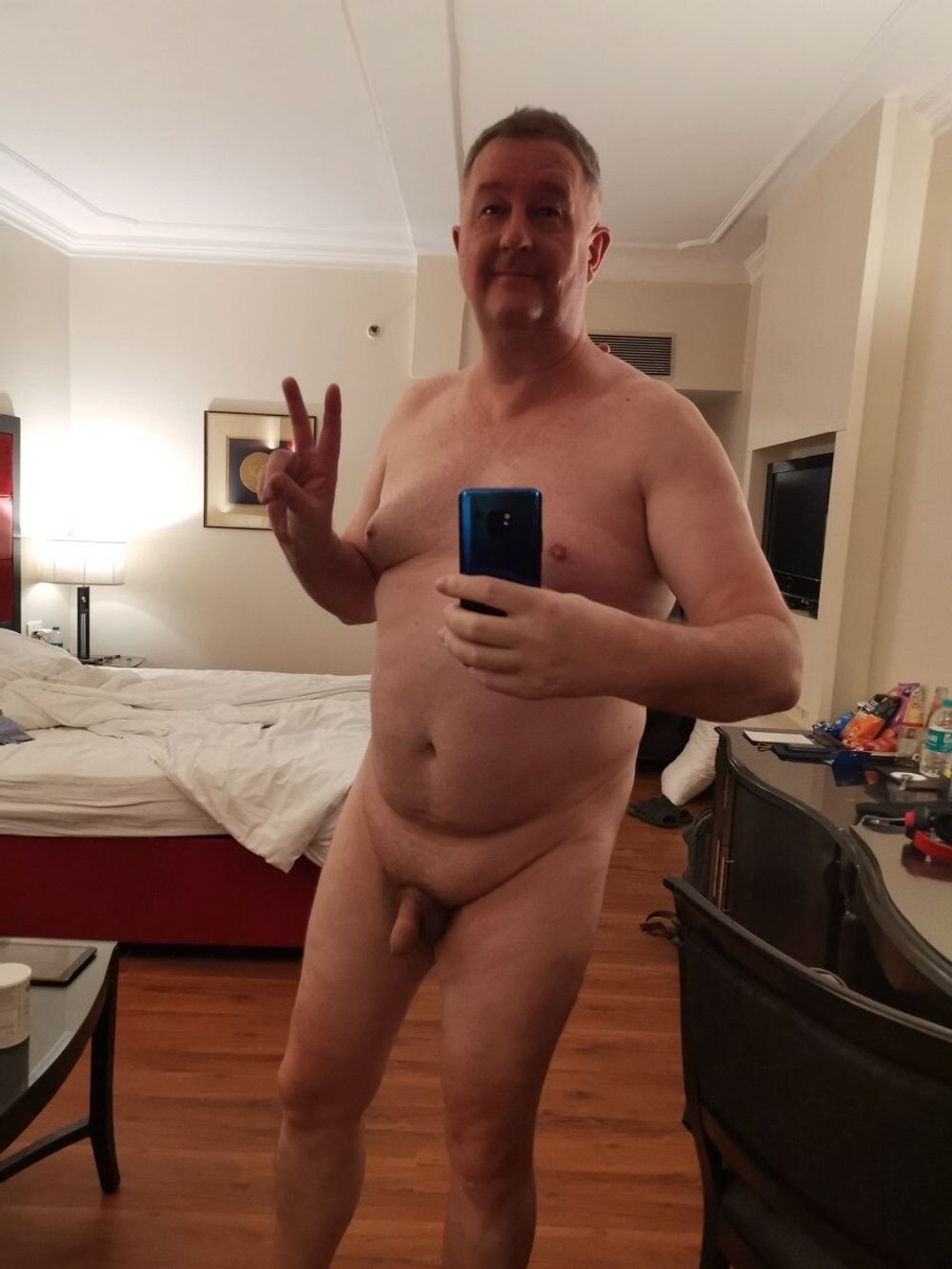 Cool daddy naked in the mirror #19