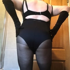 wife's black tights