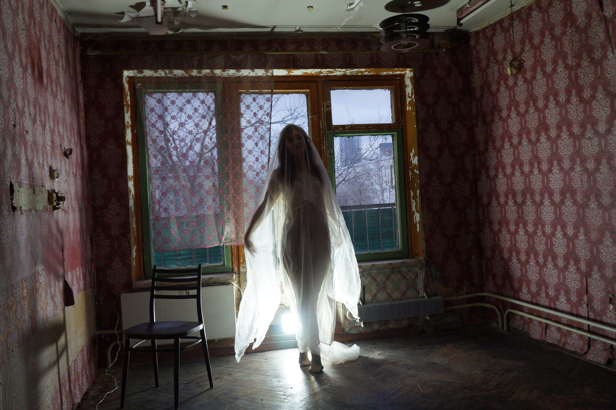 Ghost in a-maj in abandoned House #7