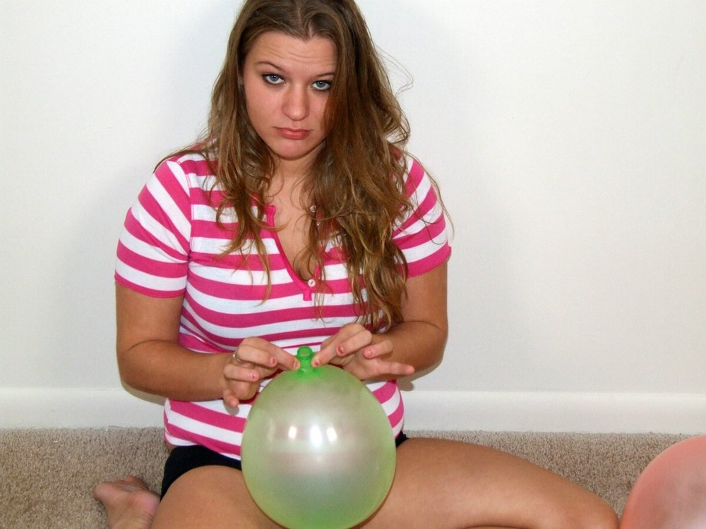 Christy Heart playing with Balloons #16