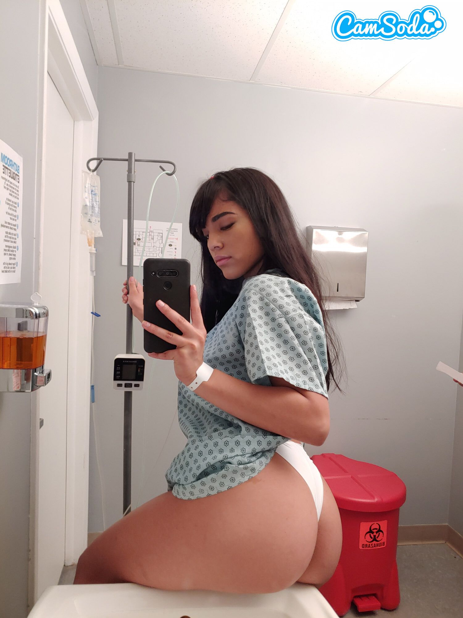 Big bootied latina teen gets horny in the ER #19