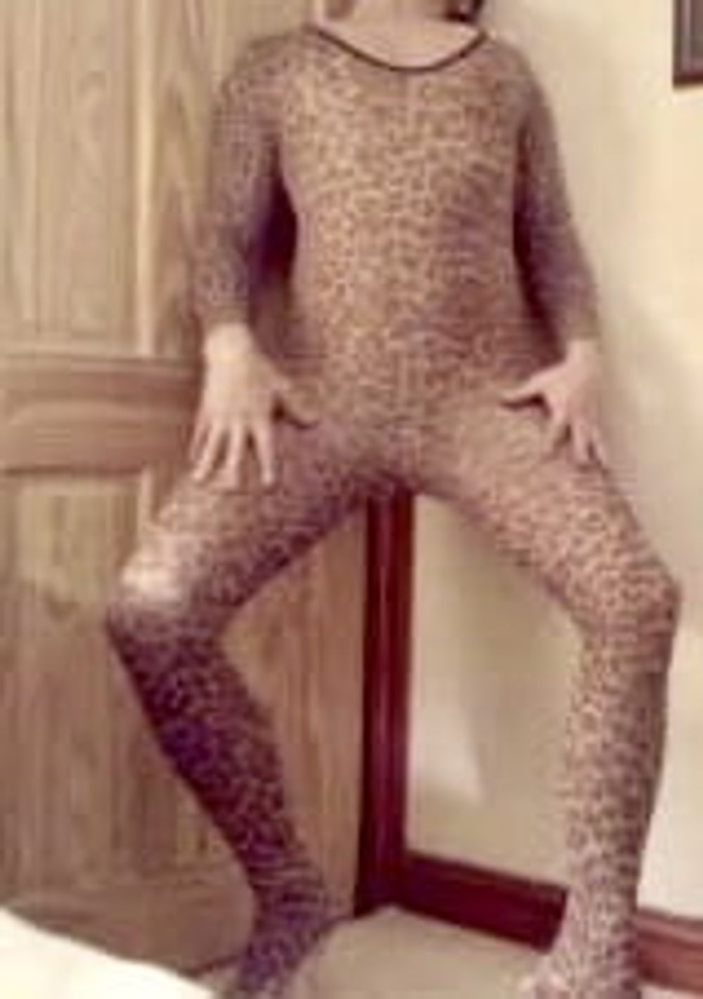 Leopard print body stocking #5