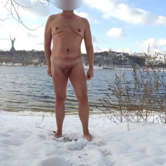 Me nude at winter