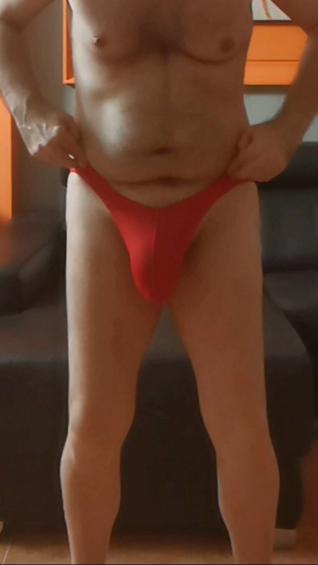 SEXY RED THONG #10