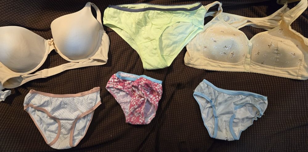 Neighbor Wife &amp; Stepdaughter Dirty Panties &amp; Bras #22