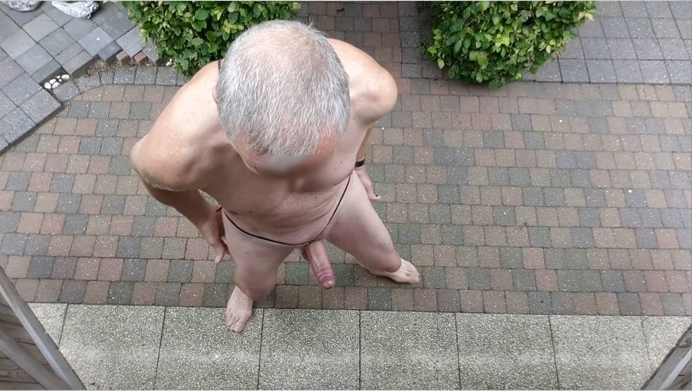 public outdoor exhibitionist bondage jerking show #14