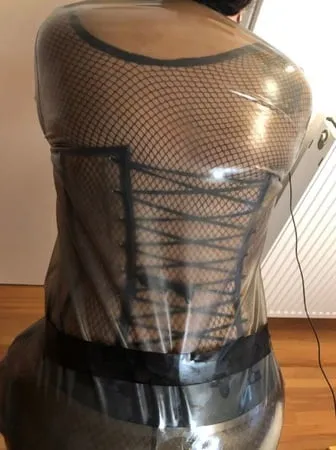 latex masturbation on inflatable bed         