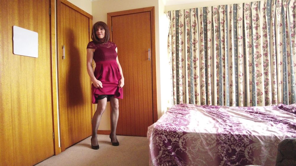 Crossdress Red Dress  #4