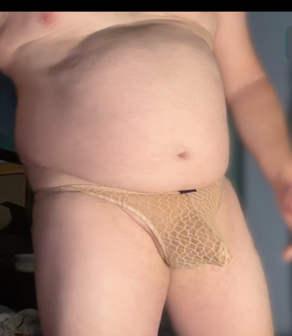 Small chubby cock on full display  #29