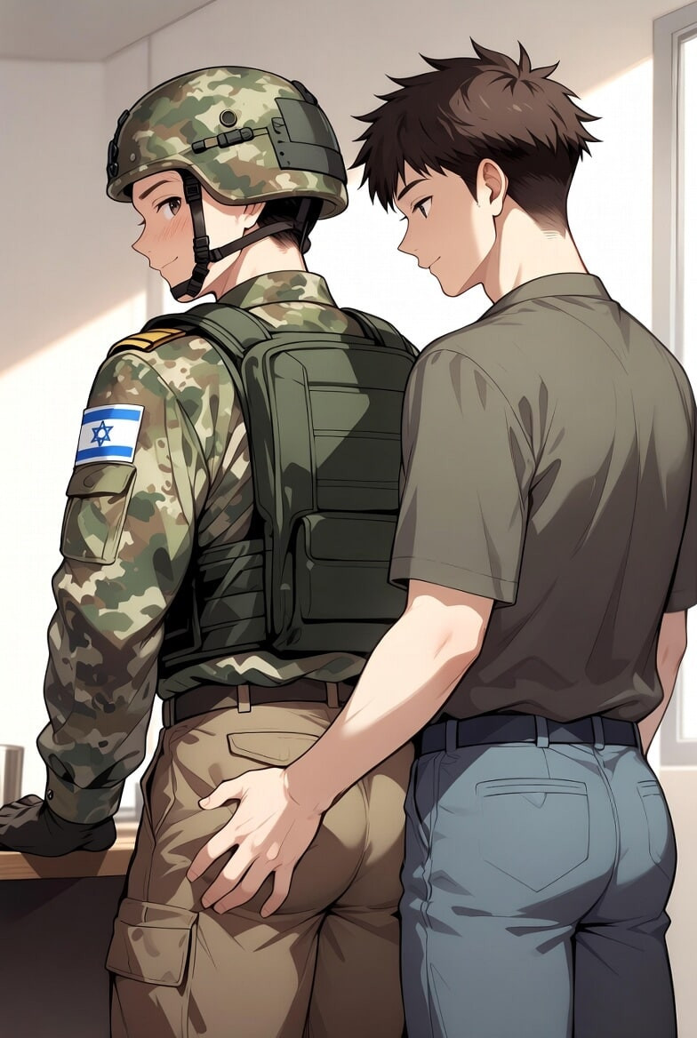 "Israeli Military Boys Intense Barracks Hook-Up – Uniform Ga #40