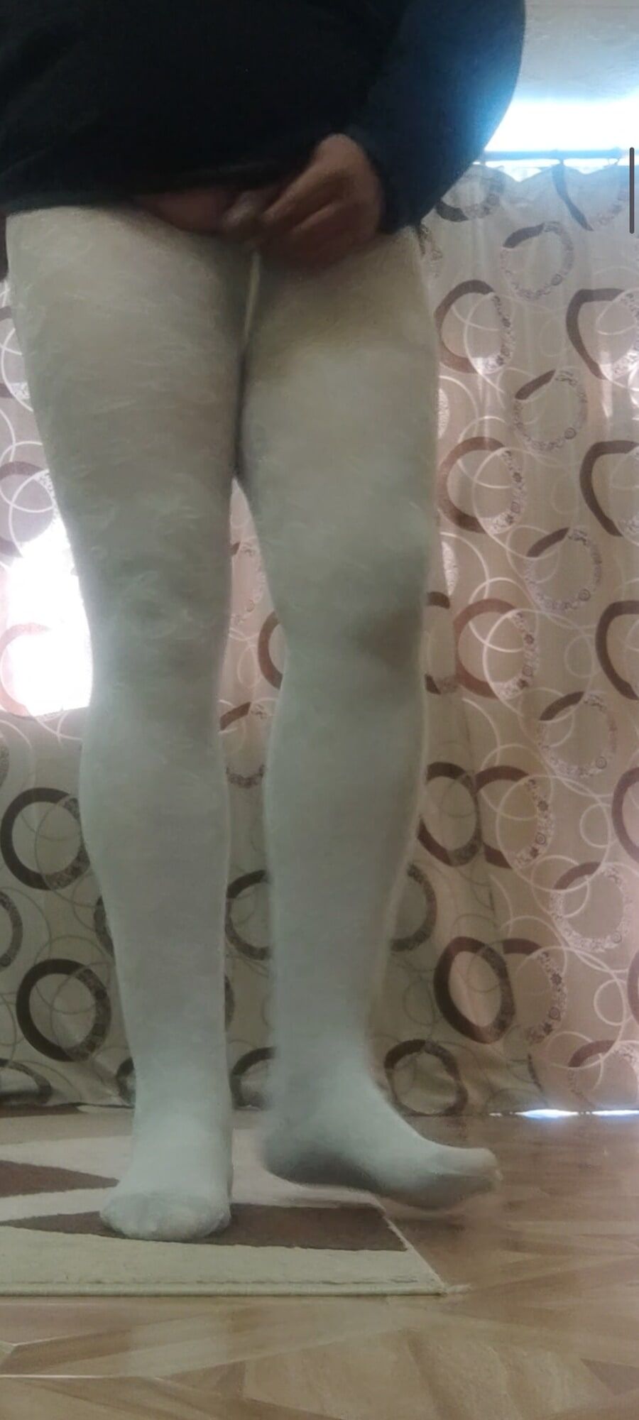 White pantyhose for teens #17