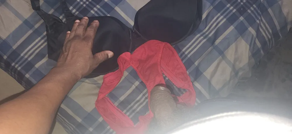 Playing With Wife&#039;s Panty &amp; Bra #3