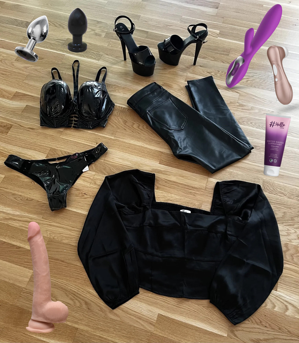 Ready to have fun with toys. 
