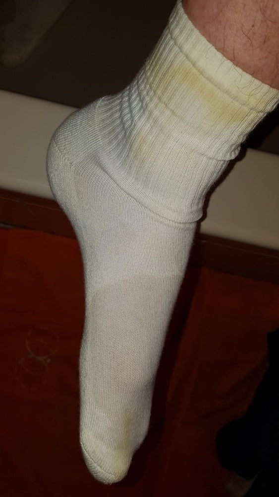 My white Socks - Pee #55